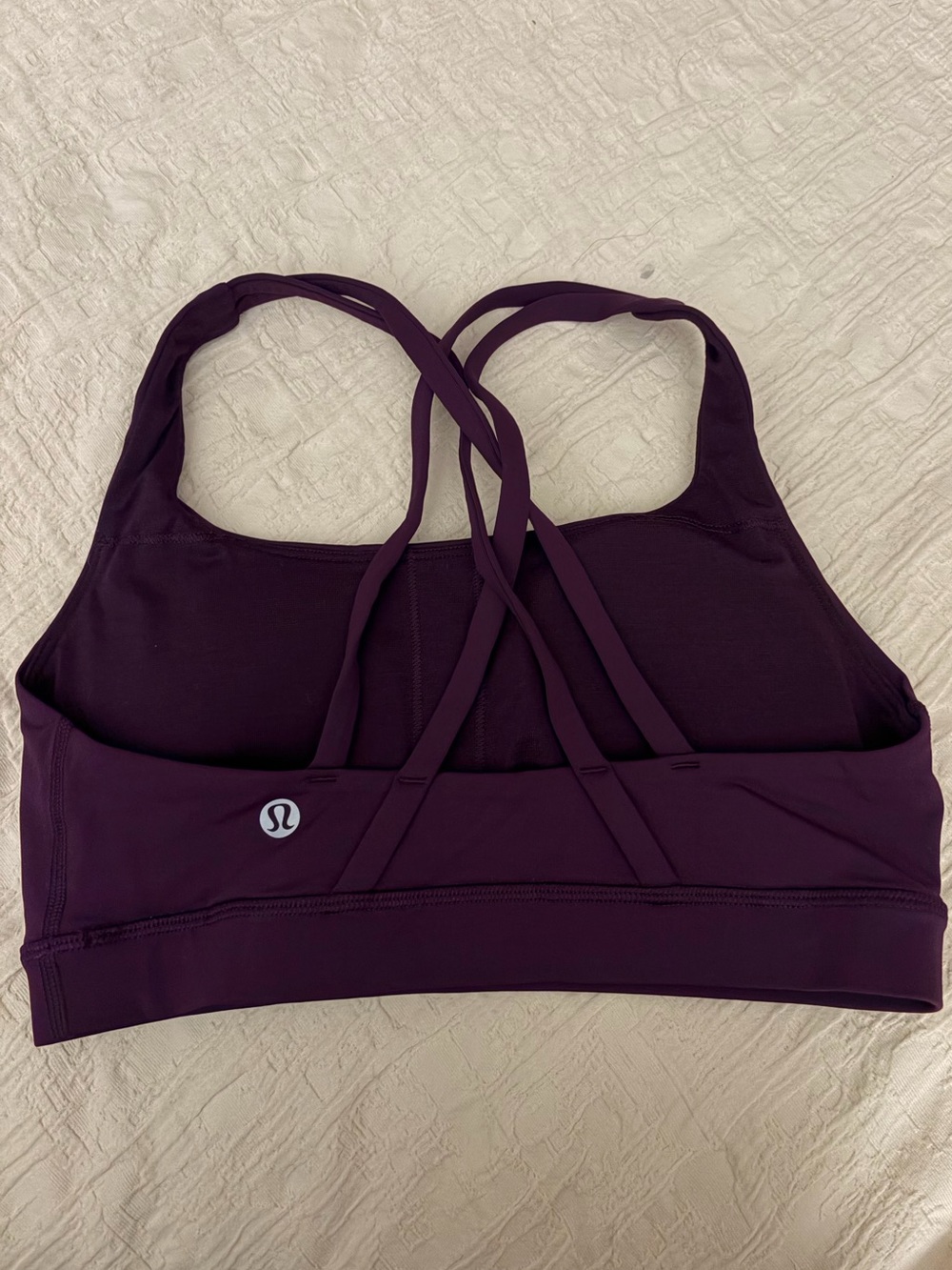 Lululemon Peloton New Energy Bra Medium Support, B–D Cups Dramatic Magenta